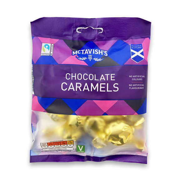 McTavish's Chocolate Caramels 150g